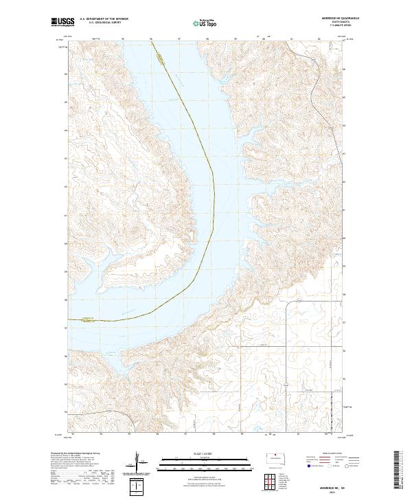 Mobridge NE, SD — USGS 7.5-minute topo (2021)