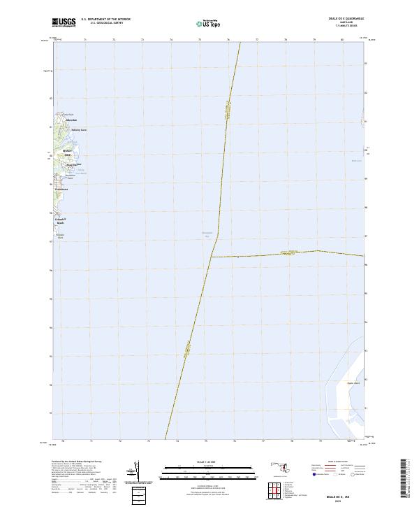 Deale OE E, MD — USGS 7.5-minute topo (2023)