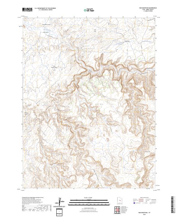 Sids Mountain, UT — USGS 7.5-minute topo (2023)