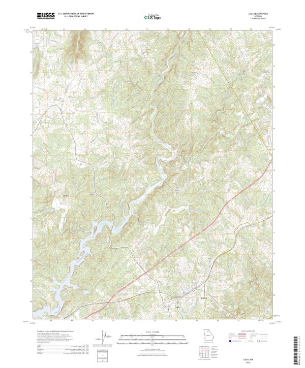 Lula, GA — USGS 7.5-minute topo (2026)