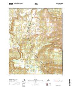 Bettles A-1 SE, AK — USGS 7.5-minute topo (2017)