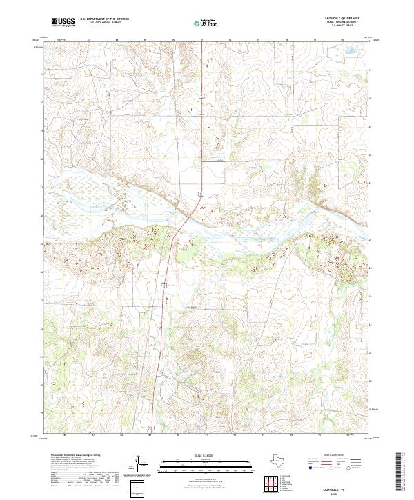 Smithdale, TX — USGS 7.5-minute topo (2022)