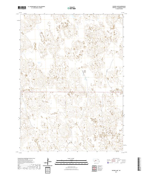 Snyder Lake, NE — USGS 7.5-minute topo (2021)
