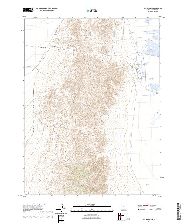 Fish Springs SW, UT — USGS 7.5-minute topo (2023)
