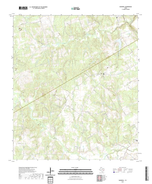 Goodwill, TX — USGS 7.5-minute topo (2022)