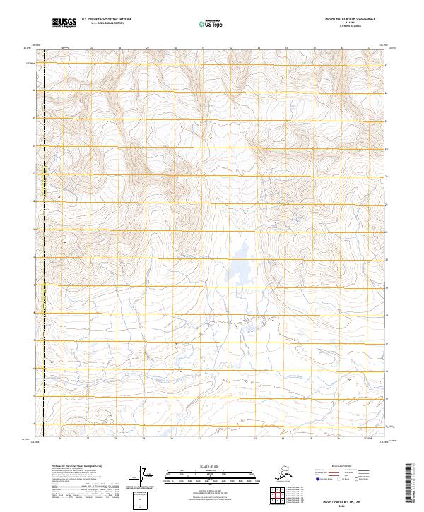 Mount Hayes B-5 SW, AK — USGS 7.5-minute topo (2024)