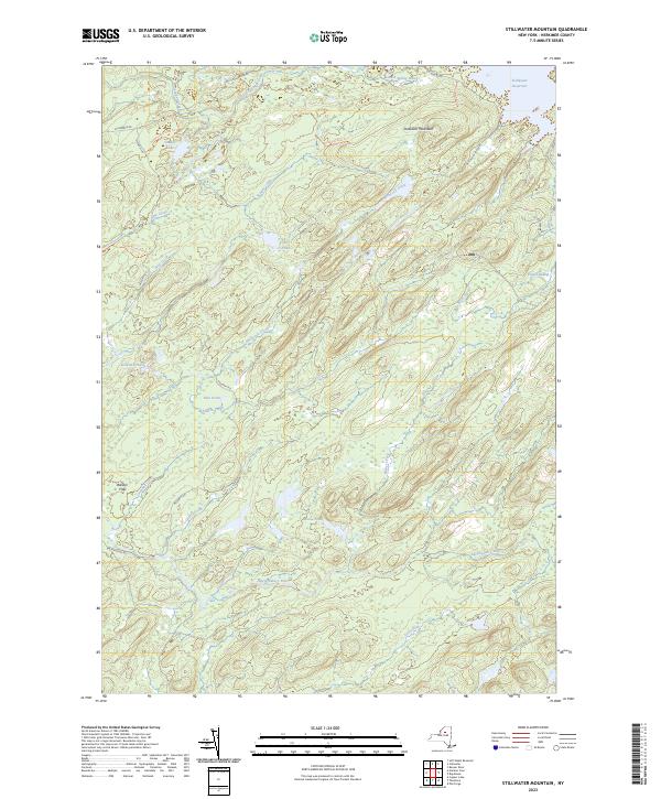 Stillwater Mountain, NY — USGS 7.5-minute topo (2023)