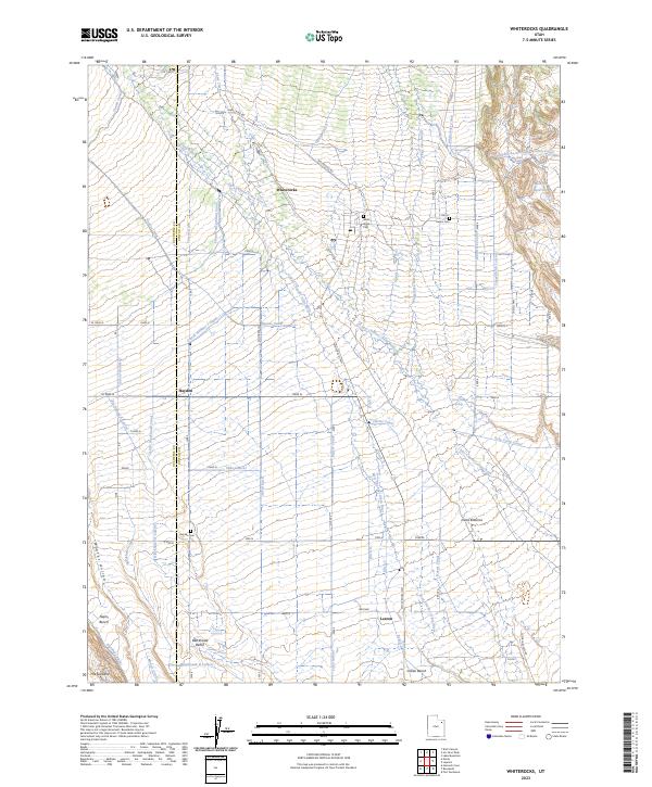 Whiterocks, UT — USGS 7.5-minute topo (2023)