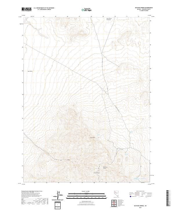 Natchez Spring, NV — USGS 7.5-minute topo (2021)