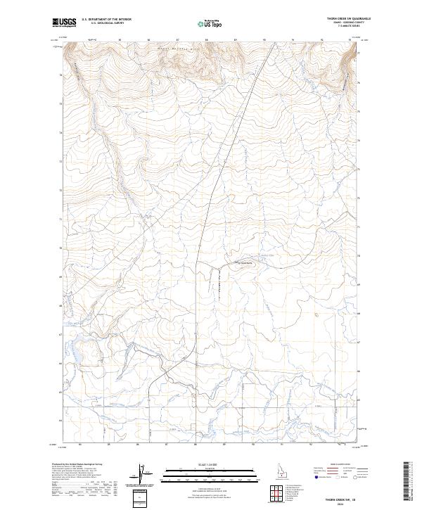 Thorn Creek SW, ID — USGS 7.5-minute topo (2024)