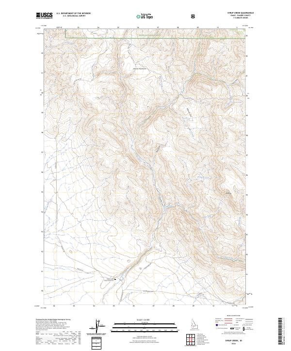 Syrup Creek, ID — USGS 7.5-minute topo (2024)