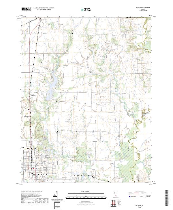 Du Quoin, IL — USGS 7.5-minute topo (2024)