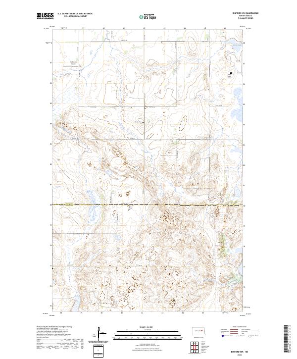 Binford NW, ND — USGS 7.5-minute topo (2024)