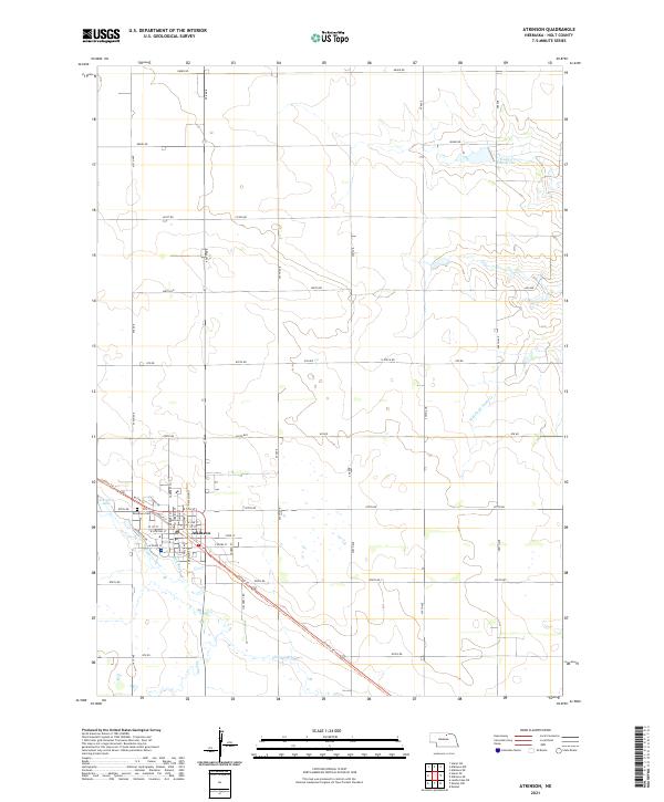 Atkinson, NE — USGS 7.5-minute topo (2021)
