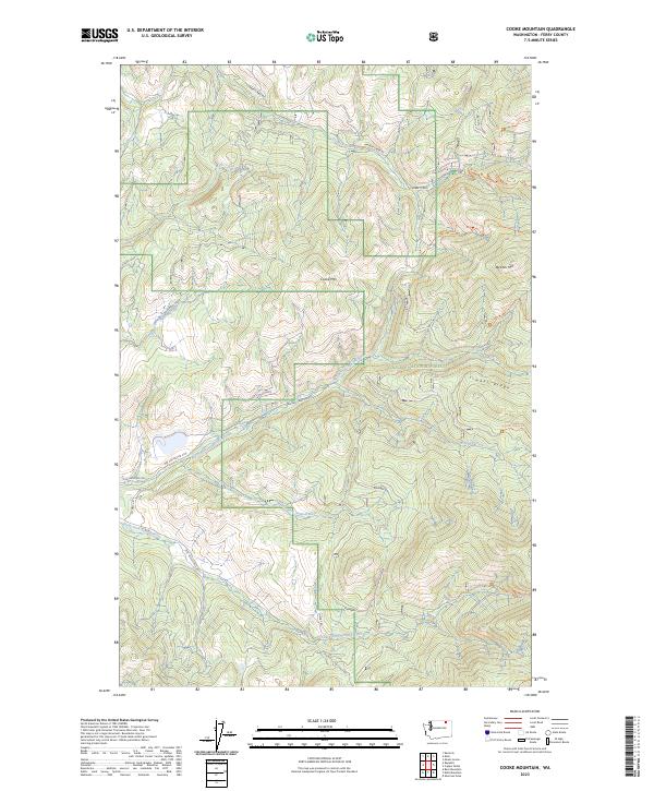 Cooke Mountain, WA — USGS 7.5-minute topo (2023)