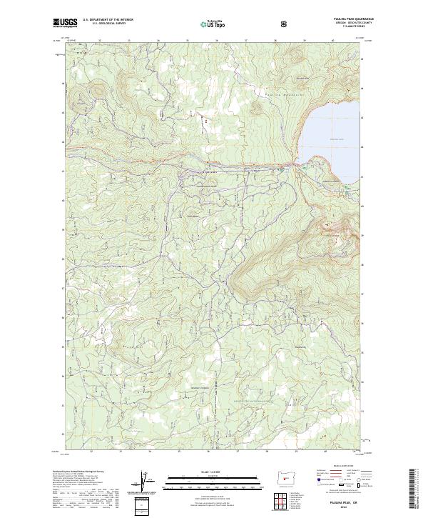 Paulina Peak, OR — USGS 7.5-minute topo (2024)