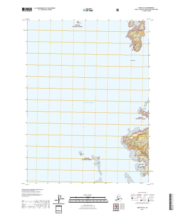 Craig D-6 SE, AK — USGS 7.5-minute topo (2021)