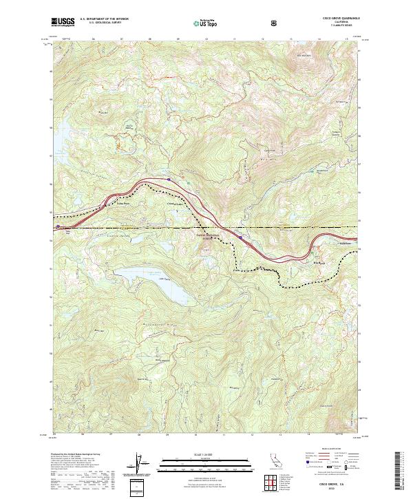 Cisco Grove, CA — USGS 7.5-minute topo (2022)