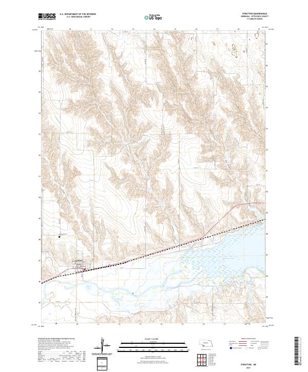 Stratton, NE — USGS 7.5-minute topo (2021)