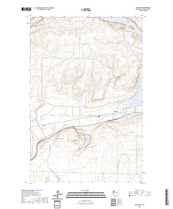Stratford, WA — USGS 7.5-minute topo (2023)