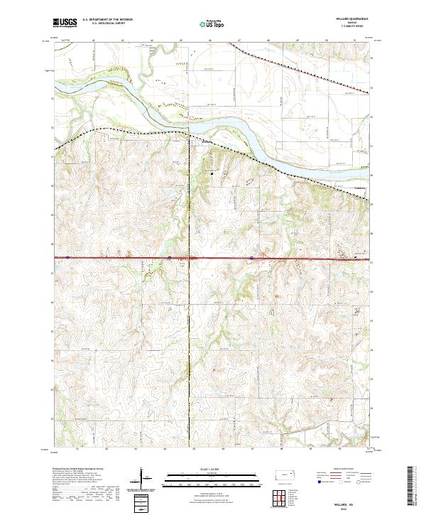 Willard, KS — USGS 7.5-minute topo (2022)