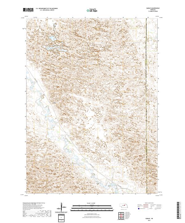 Gables, NE — USGS 7.5-minute topo (2021)