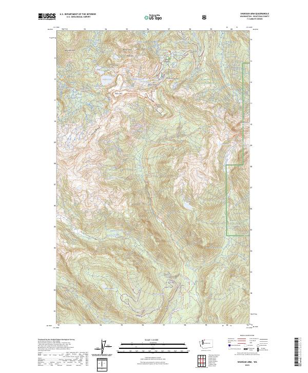Shuksan Arm, WA — USGS 7.5-minute topo (2023)