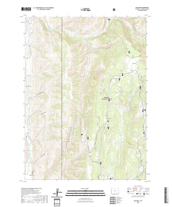 Big Park, WY — USGS 7.5-minute topo (2021)