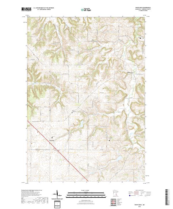 White Rock, MN — USGS 7.5-minute topo (2022)