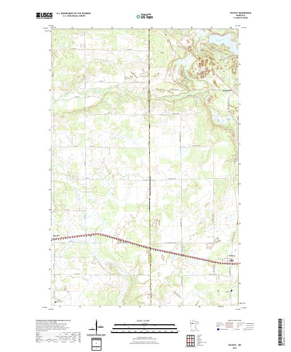Solway, MN — USGS 7.5-minute topo (2022)