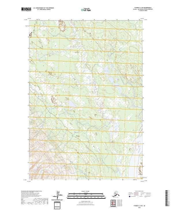 Tyonek C-2 SW, AK — USGS 7.5-minute topo (2023)