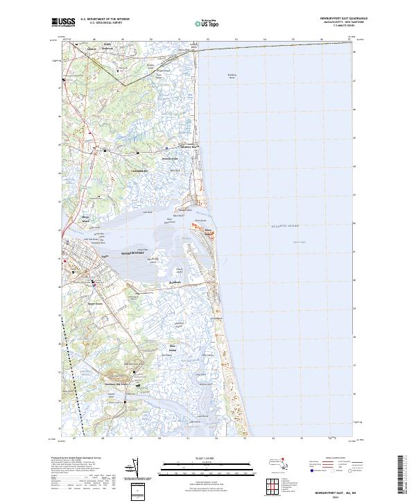Newburyport East, MA-NH — USGS 7.5-minute topo (2024)