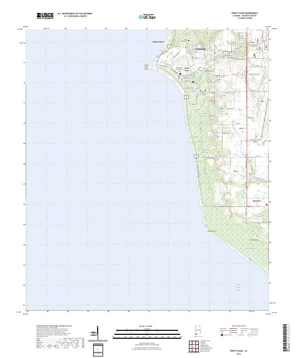 Point Clear, AL — USGS 7.5-minute topo (2024)