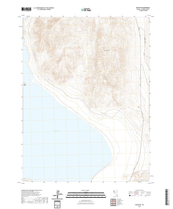 Nixon NW, NV — USGS 7.5-minute topo (2021)