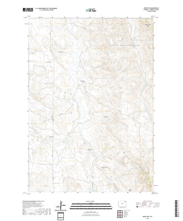 Rozet NW, WY — USGS 7.5-minute topo (2021)