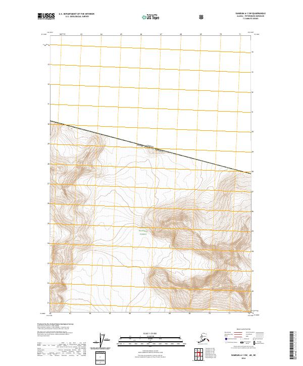 Sumdum A-1 SW, AK-BC — USGS 7.5-minute topo (2024)