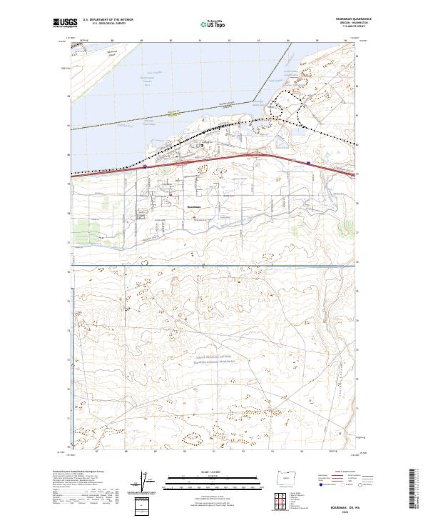 Boardman, OR-WA — USGS 7.5-minute topo (2024)