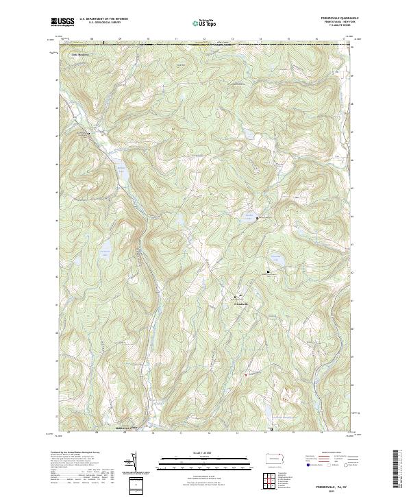 Friendsville, PA-NY — USGS 7.5-minute topo (2023)