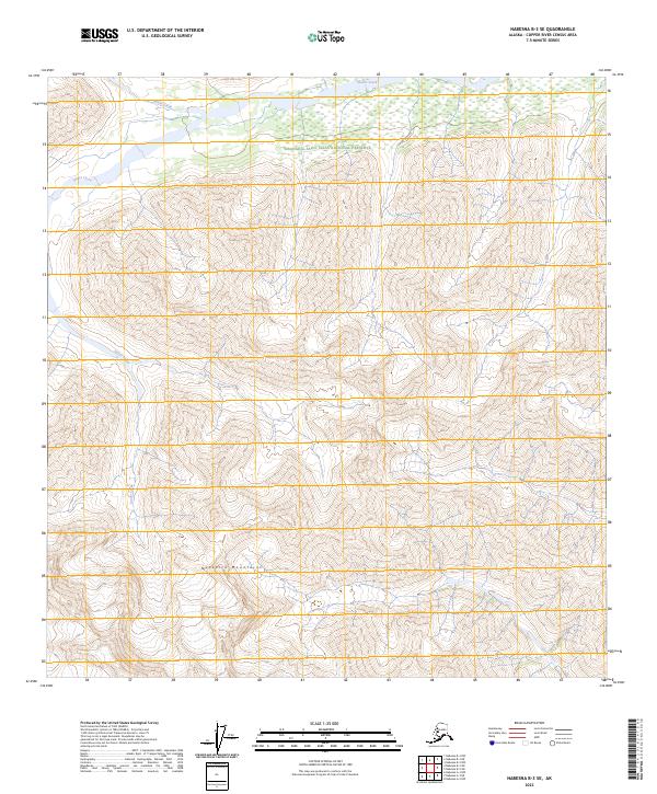 Nabesna B-3 SE, AK — USGS 7.5-minute topo (2023)