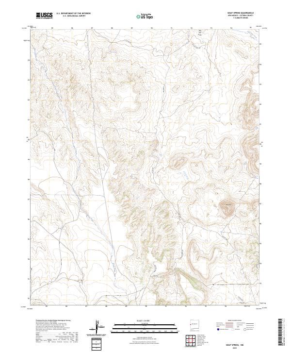 Goat Spring, NM — USGS 7.5-minute topo (2023)