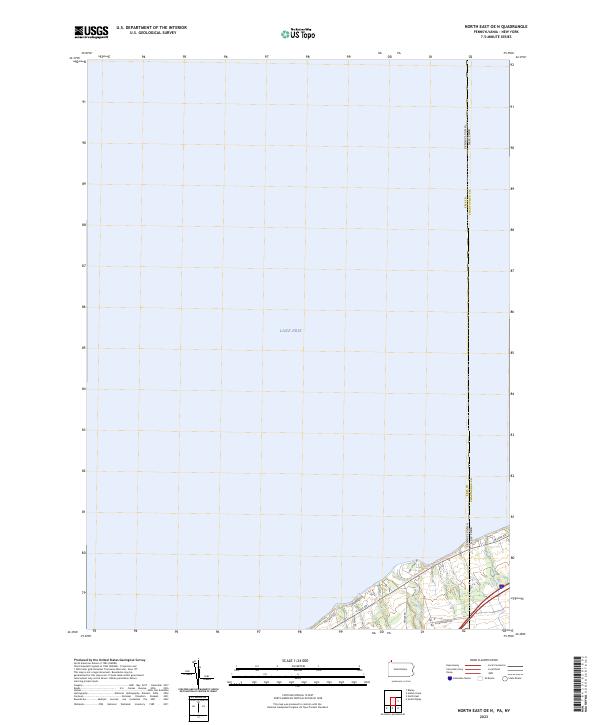 North East OE N, PA-NY — USGS 7.5-minute topo (2023)
