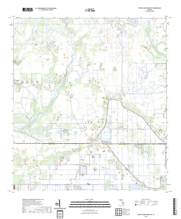 Long Island Marsh SW, FL — USGS 7.5-minute topo (2024)
