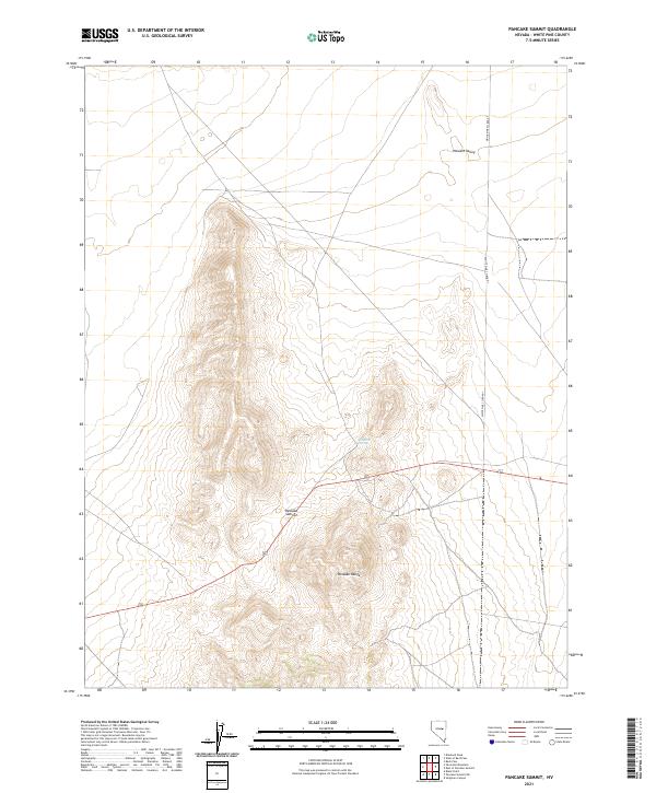 Pancake Summit, NV — USGS 7.5-minute topo (2021)