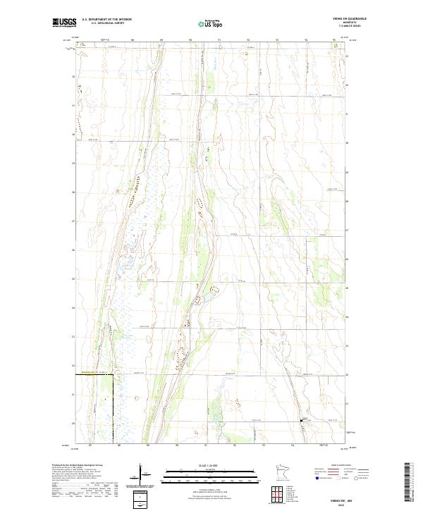 Viking SW, MN — USGS 7.5-minute topo (2022)