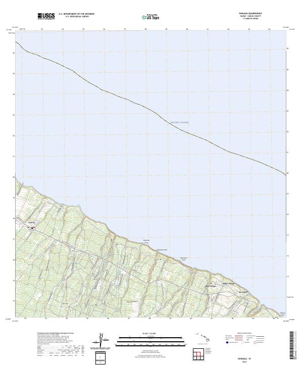 Kukaiau, HI — USGS 7.5-minute topo (2024)