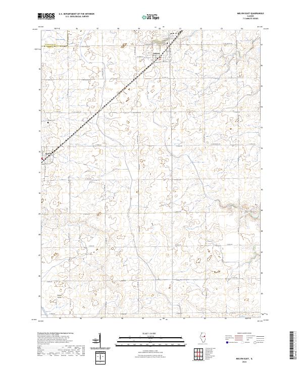 Melvin East, IL — USGS 7.5-minute topo (2024)