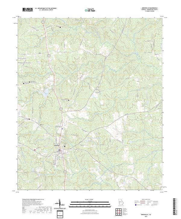 Greenville, GA — USGS 7.5-minute topo (2024)