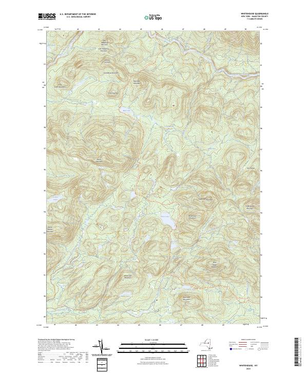 Whitehouse, NY — USGS 7.5-minute topo (2023)