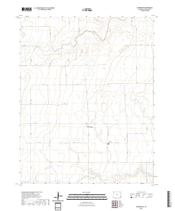 Stonington, CO — USGS 7.5-minute topo (2022)