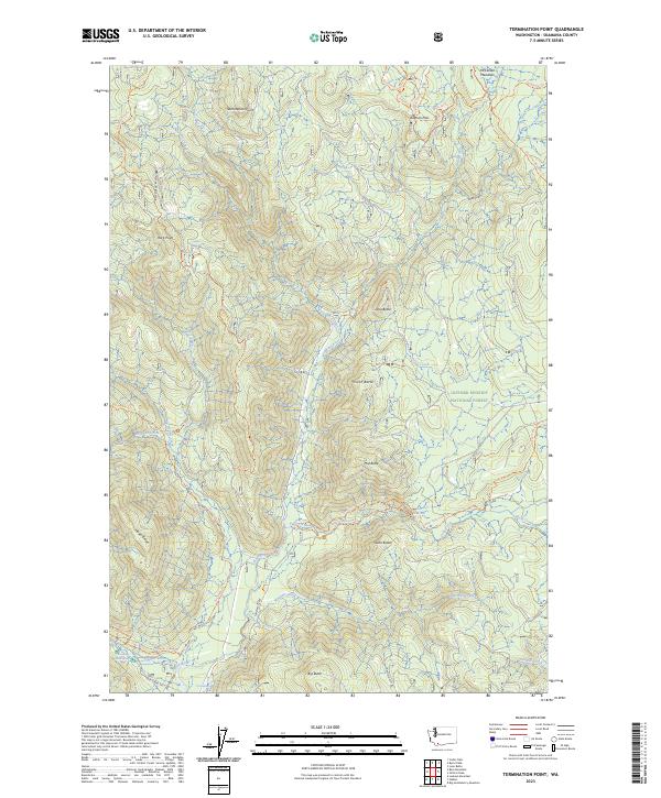 Termination Point, WA — USGS 7.5-minute topo (2023)